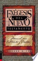 libro Exégesis Del Nuevo Testamento